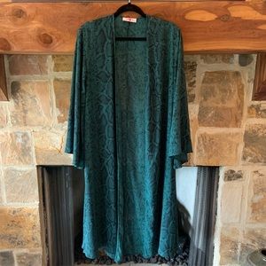 Buddy Love Snake Print Duster